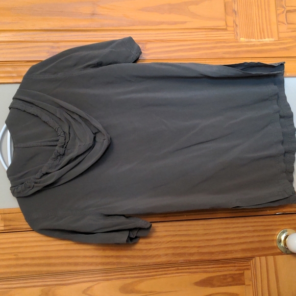 Free with purchase. XS hooded t-shirt blouse tunic half zip - Picture 5 of 5